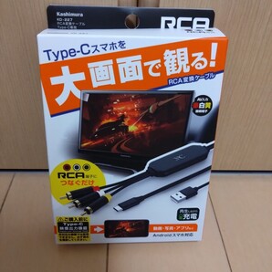 送料無料 カシムラ KD-227 RCA変換ケーブル Type-C専用
