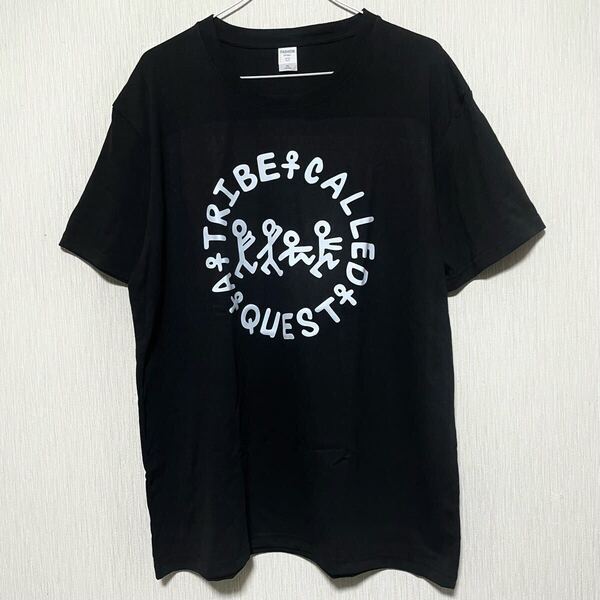 ATCQ トライブコールドクエスト Tシャツ hiphop 90s ヒップホップ ATCQ rap black 黒色 qtip 半袖 送料無料 ブラック クラシック