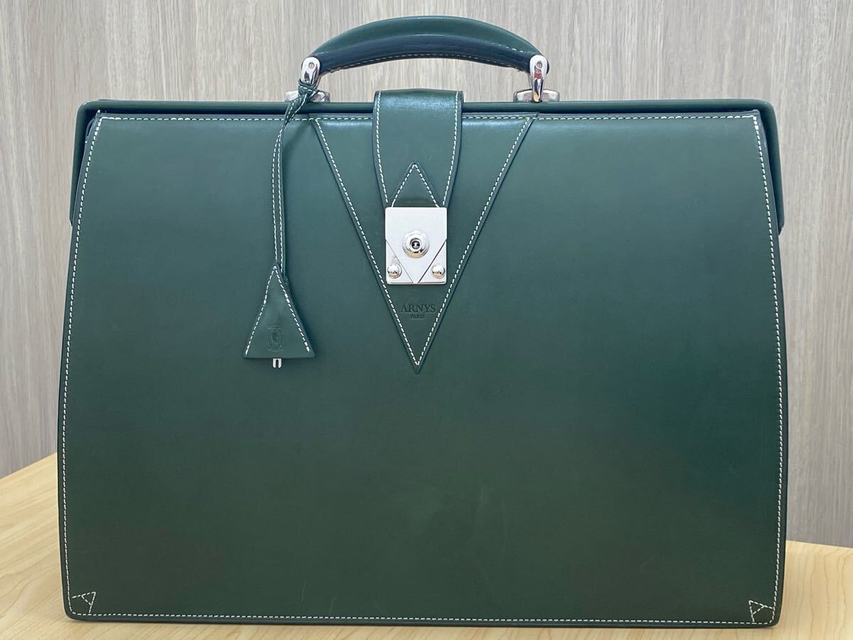 美品✨ARNYS PARIS アルニス ブリーフケース グリーン 美品✨ARNYS PARIS アルニス ブリーフケース グリーン - メルカリ