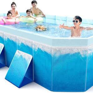 折りたたみプール 大型 子供用 【2025最新改良 工場直売 ST安全認証】Alwgreen 家庭用 空気入れ不要 組み立て不要
