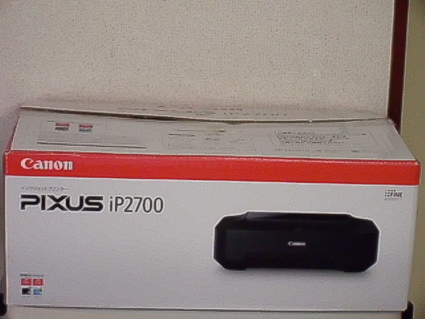 未使用品 iP2700 Canon キャノン PIXUS インクジェットプリンター ★純正インク付★ 送料無料