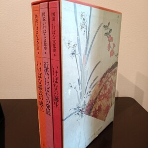 図説いけばな文化史 3冊セット 主婦の友社発行