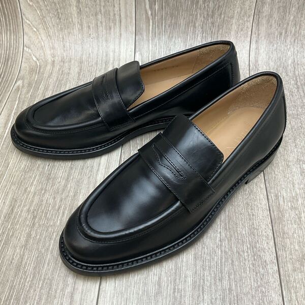 【アウトレット】ARTIGIANA FIRENZE◆コインローファー◆サイズ36(23.0cm)◆ブラック◆イタリア製 パスクッチ モカシン 黒 革靴 スリッポン