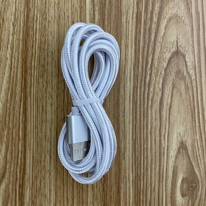2m1本 充電器 ライトニングケーブル 高性能 iPhone シルバー