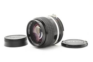 ★美品★ ニコン NIKON Ai-S NIKKOR 85mm F2 純正フード 前後キャップ付属 ★ L10#5910