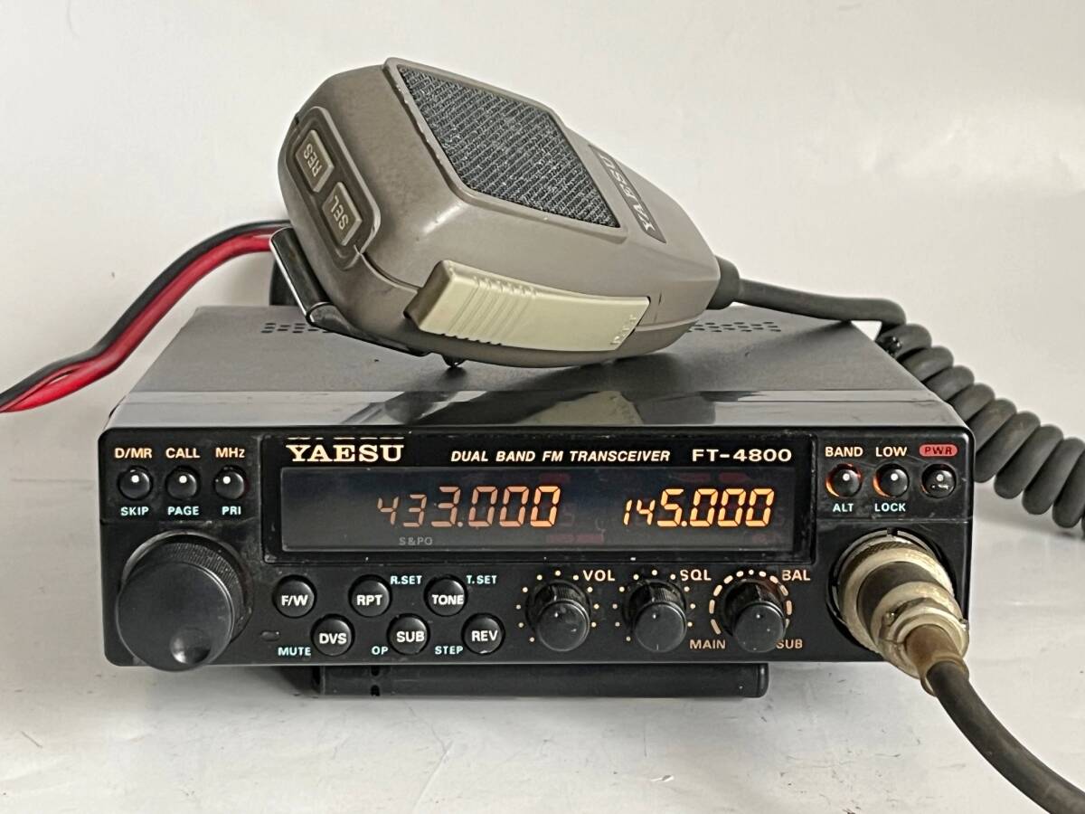 マッコリン専用 YAESU FT-4800Mデュアルバンドトランシーバー Yahoo!オークション -「ft-4800」の落札相場・落札価格