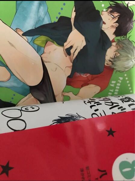 【直筆キャライラスト入サイン本】『素人ヤンキー♂危機一髪』八百直筆イラスト入りサイン本 BLコミック直筆イラスト入りサイン本