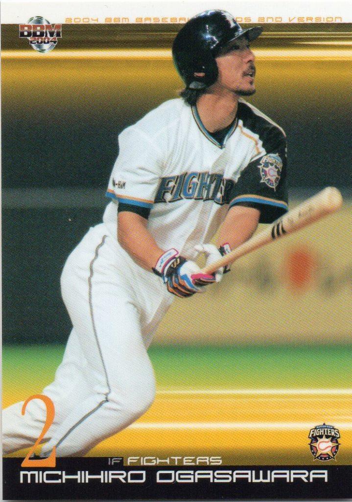 2002 BBM タッチザゲーム 小笠原道大 バットカード 500枚限定 2002 BBM タッチザゲーム 小笠原道大 バットカード 500枚限定