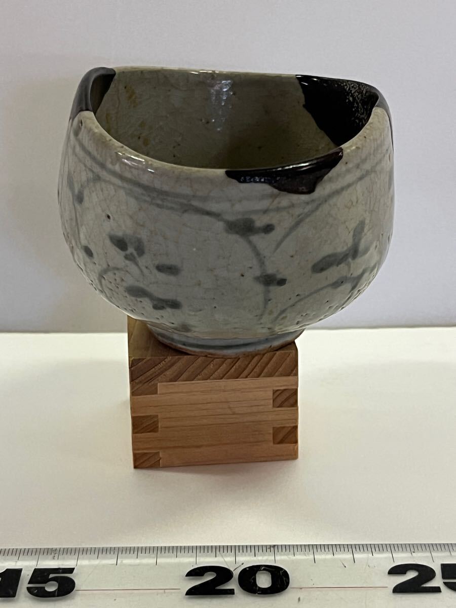 古唐津　(木原窯)茶碗 木原茶碗 古唐津系木原窯 陶胎染付 寛永～ | 別府の骨董屋