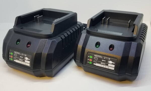 MAKITA マキタ電動工具 - 互換LI-IONバッテリー充電器 18V~21V 型互換 充電器 AC100V-240V 50Hz/60Hz 2個セット (22)