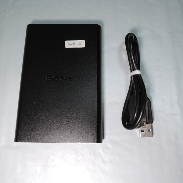 ソニー HD-B1 1TB ポータブルHDD #HDD2