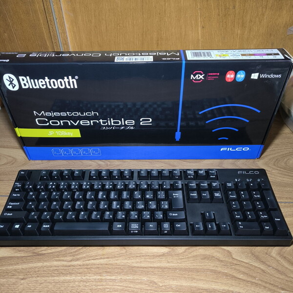 FILCO Majestouch Convertible 2 FKBC108M/JB2 USB有線/Bluetoothワイヤレス