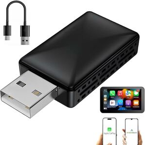 CarPlay アダプター 無線 Android Auto アダプター 自動接続 純正な有線CarPlay/Android Auto搭載する車専用 Bluetooth/音楽