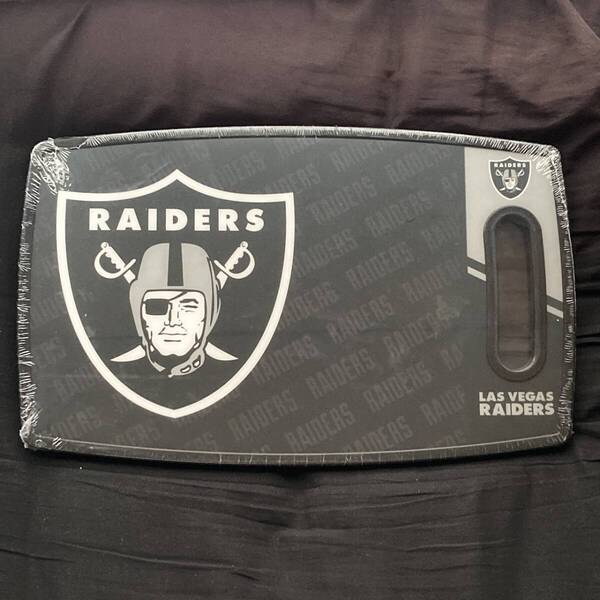 【新品・未使用品】YouTheFan NFL チームカラー カッティングボード まな板 LasVegas Raiders | LV ラスベガス レイダース