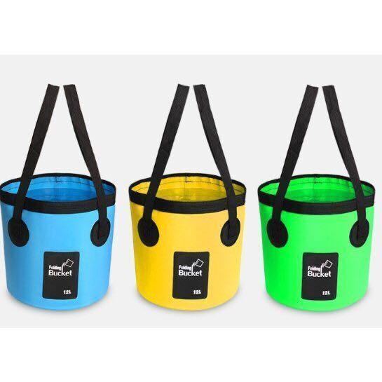 ★送料無料 新品 2個セット 折りたたみ バケツ 20L 折り畳み バケツ 大容量 持ち運びに便利 アウトドア キャンプ 釣り 洗車 ピクニック