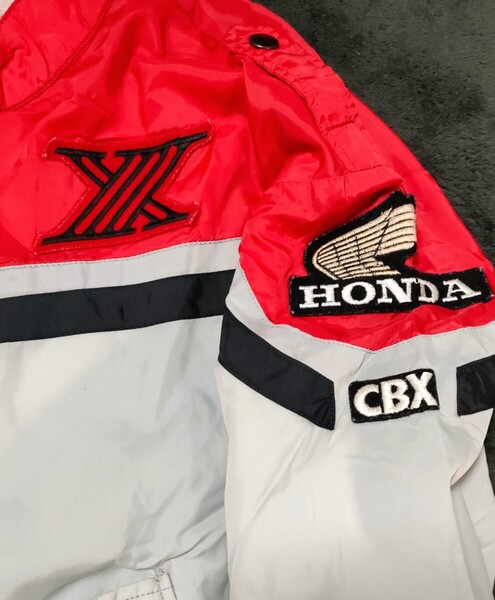 当時物★激レア★80s ホンダ CBX ナイロン ジャケット HONDA ジャンパー人気サイズ L バイク レーシングウェア 単車