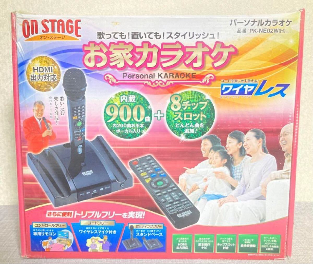 ON STAGE オン・ステージ パーソナルカラオケ PK-NE02W 中古品 Yahoo!オークション -「PK-NE02W」の落札相場・落札価格