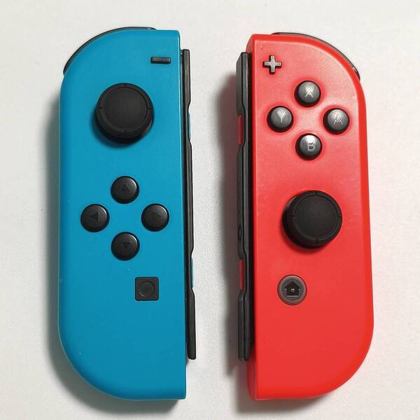 送料無料 動作確認済み Nintendo Switch ニンテンドー スイッチ Joy-Con ジョイコン 純正 ネオンブルー ネオンレッド L R セット 中古