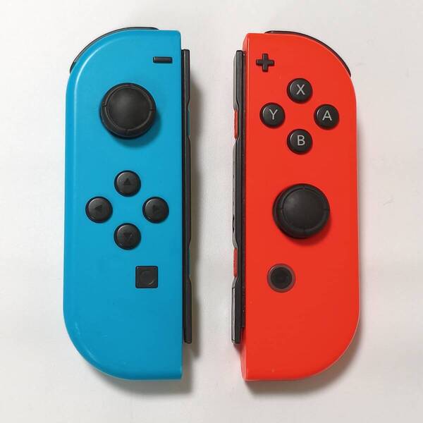 送料無料 Nintendo Switch Joy-Con ジョイコン 純正 ネオンブルー ネオンレッド L R セット ジャンク
