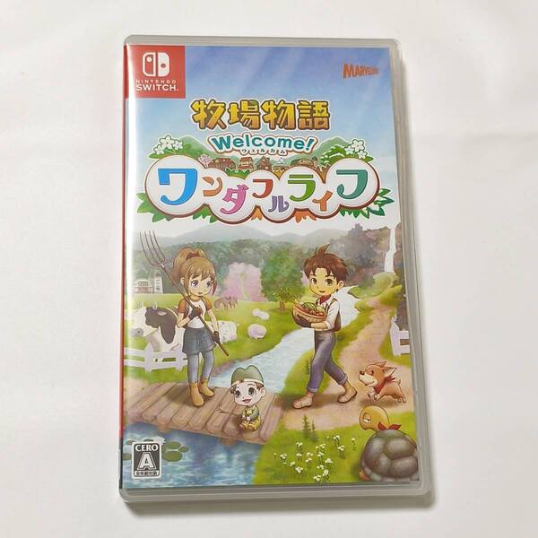 送料無料 動作確認済み Switch 牧場物語 Welcome! ワンダフルライフ 中古
