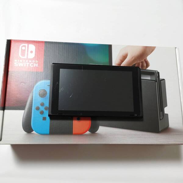 送料無料 動作確認済み Nintendo Switch HAC-S-KABAA 2017年製 未対策機 本体のみ HAC-001 中古