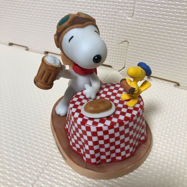 SNOOPY Hallmark スヌーピー ウッドストック フライング エース 祝杯 乾杯 置物 フィギュア ホールマーク社 PEANUTS GALLERY HERE'S TO YOU