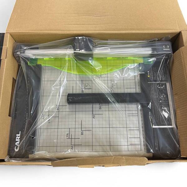 【新品未使用】カール CARL 裁断機 A4対応 40枚裁断 DC-210N|自炊 ペーパーカッター カール ディスクカッター 断裁機