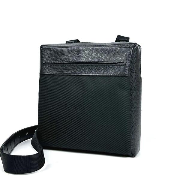 極美品 LOUIS VUITTON ルイヴィトン タイガ サヤン M30902 ショルダーバッグ メッセンジャー フォーマル ビジネス 男女兼用 レザー 人気