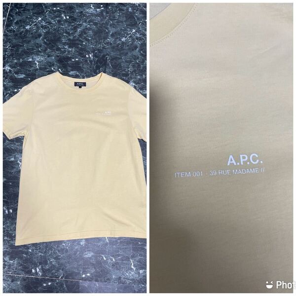 A.P.C. ロゴ 半袖 Tシャツ アーペーセー Sサイズ カットソー apc