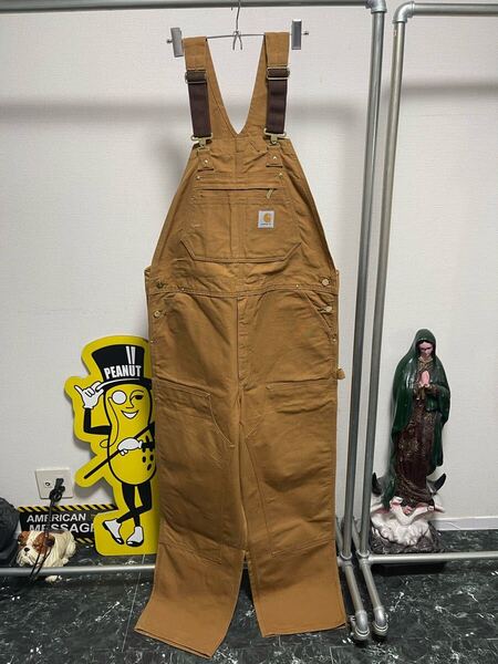 Carhartt カーハート ダブルニー ダック オーバーオール USA製 38