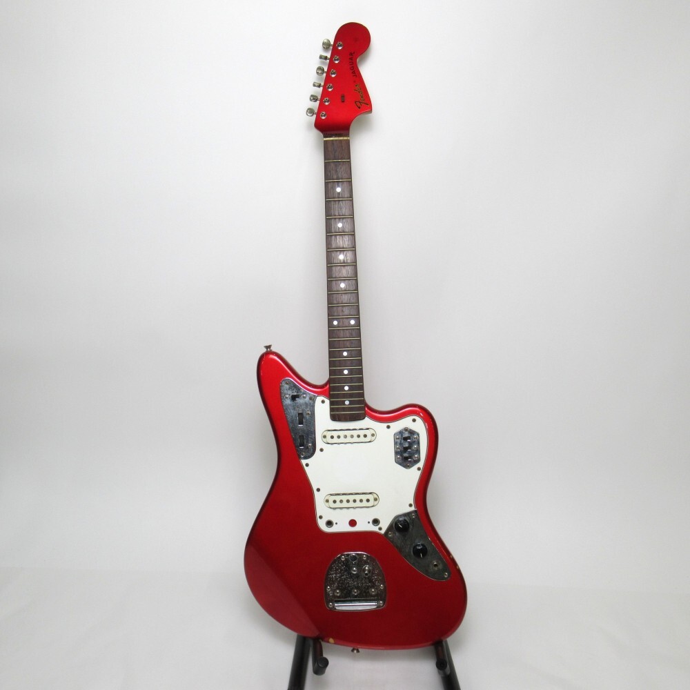 97年製 Fender Jaguar レッドエレキギター ジャンク Yahoo!オークション -「fender japan jaguar」(ジャガー) (JAPAN
