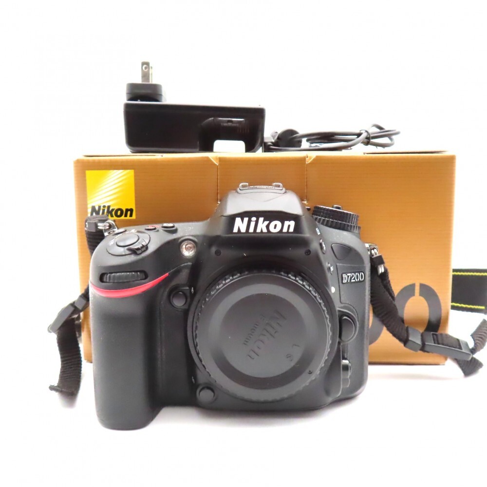 美品！ニコン Nikon D7200 ボディ デジタル一眼レフカメラ 元箱付 ニコン デジタル一眼 Nikon D7200 ダブルズーム 中古 Wi-Fi搭載