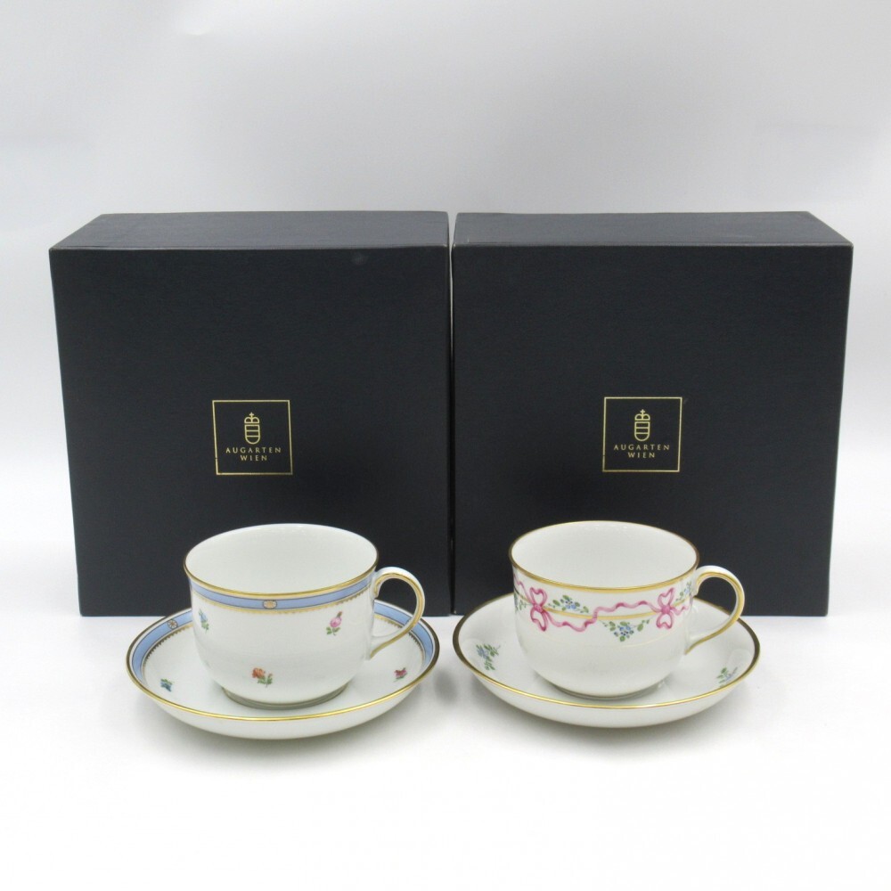 AUGARTEN ビーダーマイヤーリボン　フラワーベース AUGARTEN ビーダーマイヤーリボンフラワーベース