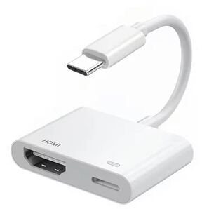HDMI type-c ミラーリング アダプター ケーブル iPhone Nintendo switch TV テレビ 出力