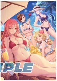 Switch/PS5 蒼き雷霆 ガンヴォルト トライアングル エディション トレーダー 特典 B2タペストリー システィナ プラド