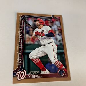 2025シリ JUAN YEPEZ 2025 topps series 2