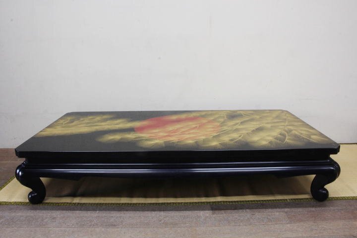 岡 (美品)輪島塗 平卓 テーブル ブラウン 六角形模様の座卓 岡 (美品)輪島塗 平卓 テーブル ブラウン 六角形模様の座卓 2025年