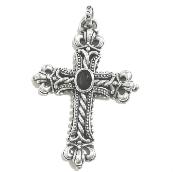 ☆定価¥122,100 本物 正規品 ロイヤルオーダー Coronation Cross w/ Crowns & Stone コロネーション クロス ペンダント シルバー925☆