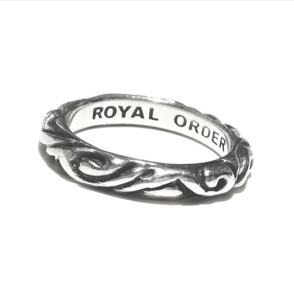 ☆定価¥30,800 本物 正規品 ロイヤルオーダー Ribbon Band リボン バンド シルバーリング シルバー925☆
