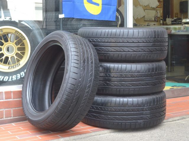 中古　バリ溝　ブリヂストン　ポテンザRE050A 225/45R18 2本 ブリヂストン ポテンザRE050A 225/45R18 バリ溝 4本セット