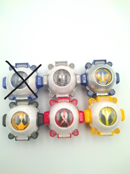 仮面ライダーゴースト ゴーストアイコン ガシャポン 中古品 5個セット