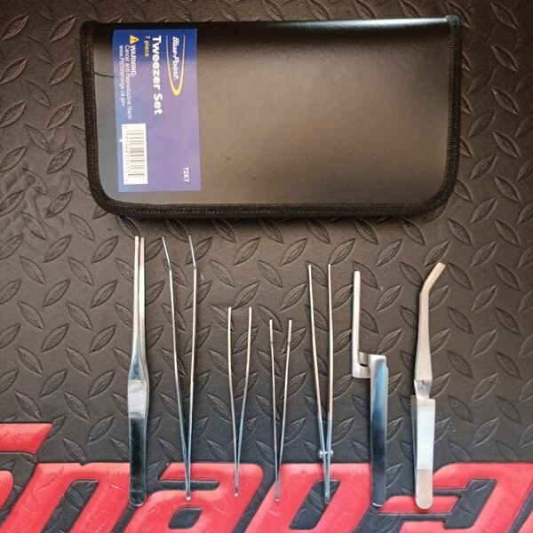 ブルーポイント 7ピース 精密ピンセットセット TZK7 スナップオン Snap-on