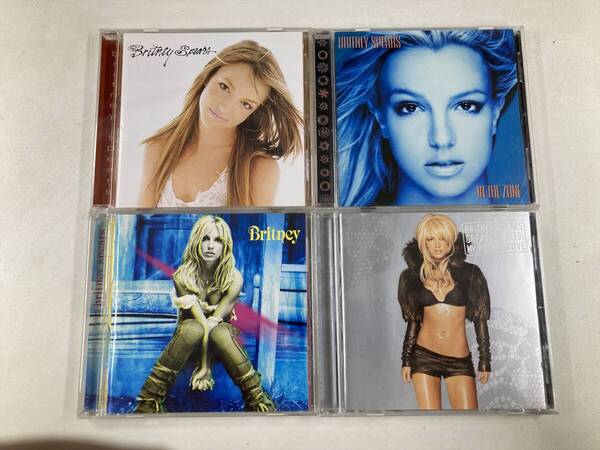 【W0135】ブリトニー・スピアーズ CD アルバム 4枚セット●Britney Spears●...Baby One More Time●In The Zone●Greatest Hits