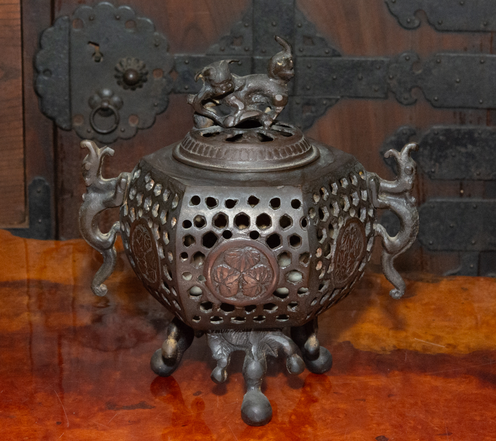古銅　カモ　香炉　121g トトチ　東さ7-0330☆2F 古銅 カモ 香炉 121g トトチ 東さ7-0330☆2F 古銅カモ香炉121g