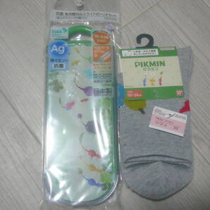 ●ピクミン トリオセット ( 箸 スプーン フォーク)+靴下(19-24cm)