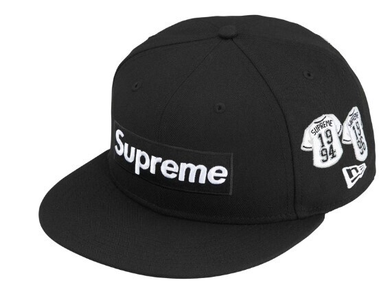 送料無料 黒 7 1/8 24aw Jerseys Box Logo New Era supreme 国内 新品 シュプリーム Black ブラック ジャージーズ ボックスロゴ ニューエラ
