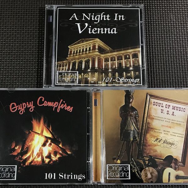 101ストリングス 101 Strings - The Sound Of Magnificence 3CD A Night In Vienna/At Gypsy Campfires/Soul of Music USA