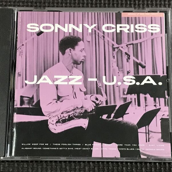 ソニー・クリス JAZZ U.S.A. SONNY CRISS TOCJ-5329 CD