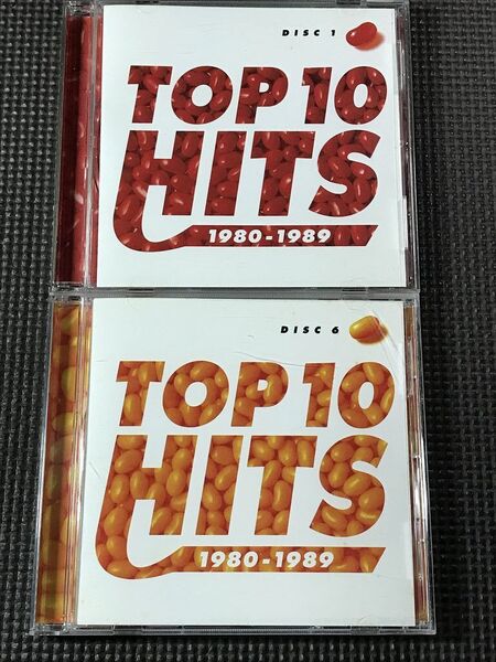 TOP 10 HITS 1980-1989 VOL.1、6 GIRLS JUST WANT TO HAVE FUN~FREEDOM、TAKE MY BREATH AWAY~ALMOST PARAEDISE CD 80's