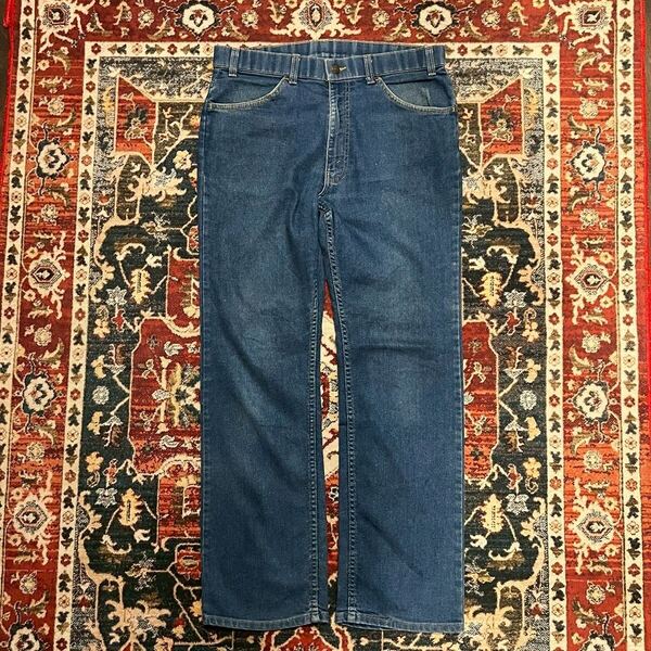 90s USA製 Levi's リーバイス デニムパンツ ストレート W34 L30 ヴィンテージ リーバイスフォーメン インディゴ ブルー ジーンズ 80s